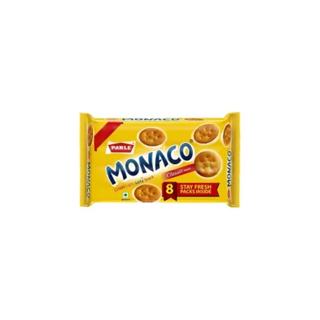 PARLE MONACO CRISPY LIGHT SALTY SNACK BISCUITS 185.6G