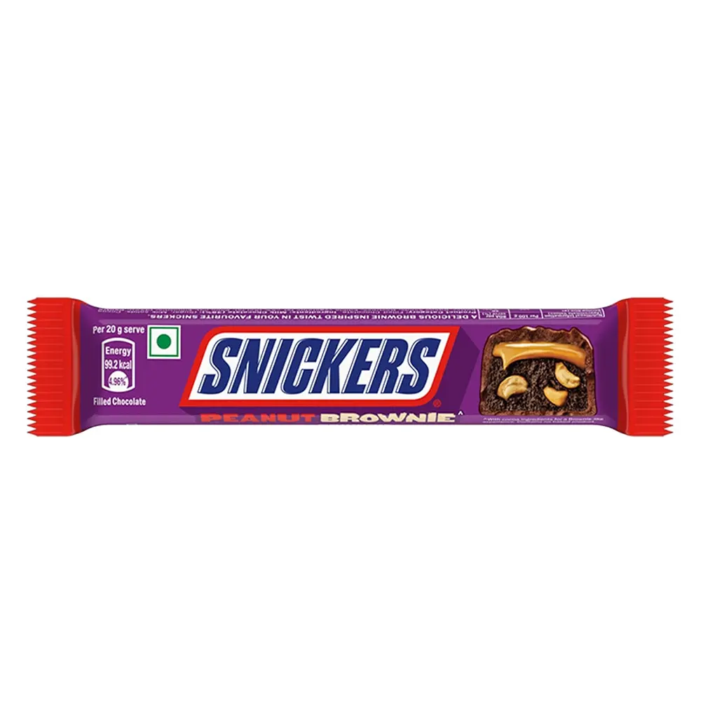 Snickers Peanut Brownie Chocolate 24G