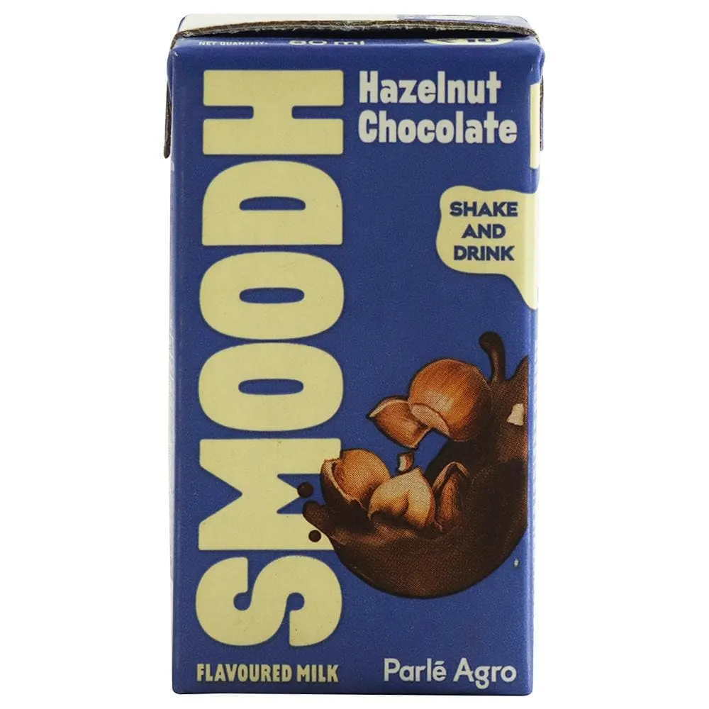 Parle Agro Smoodh Chocolate Hazelnut Flavoured Milk Shake And Sip 70Ml