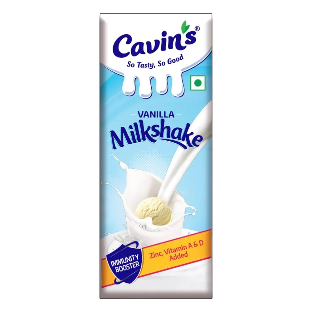 Cavin'S Vanilla Milkshake Super Thick Super Tasty 170Ml