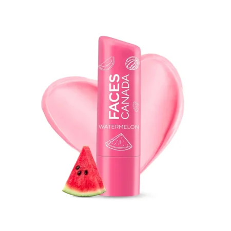 Face Canada Colour Lip Balm  Water Melon Vit-C 12Hrs Moisture Spf 15  4.5G
