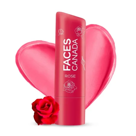 Face Canada Colour Lip Balm Rose Petal Vit-E 12Hrs Moisture Spf 15 4.5G