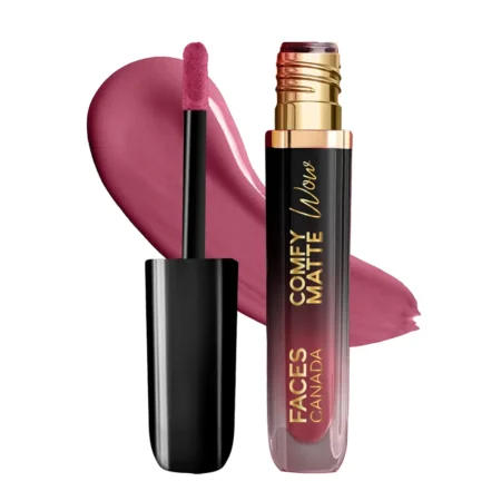 FACES CANADA COMFY MATTE WOW LIQUID LIPSTICK 09 PINK PETAL 3.8ML
