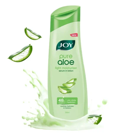 JOY PURE ALOE LIGHT MOISTURISER SERUM IN LOTION 48H MOISTURE NON-STICKY HYDRATION 100ML