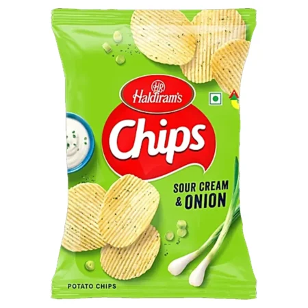 Haldirams Sour Cream & Onion Potato Chips 85G
