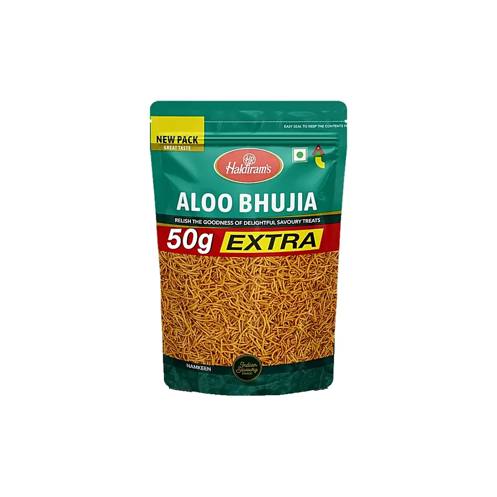 Haldiram'S Aloo Bhujia Relish The Goodness Of Delightful Savour Treats Namkeen 1Kg+50G Extra =1.05Kg