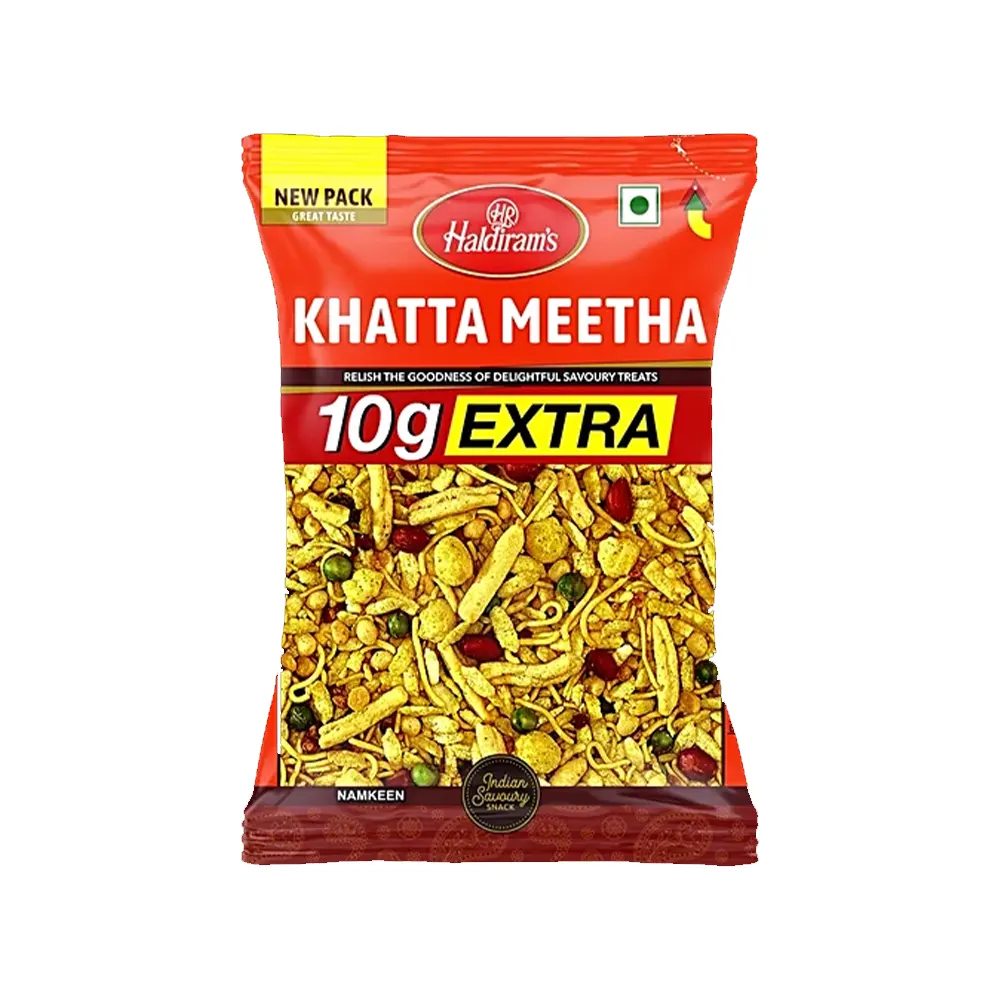 Haldiram'S Khatta Meetha Relish The Goodness Of Delightful Savoury Treats 200G + 10G Extra= 210G