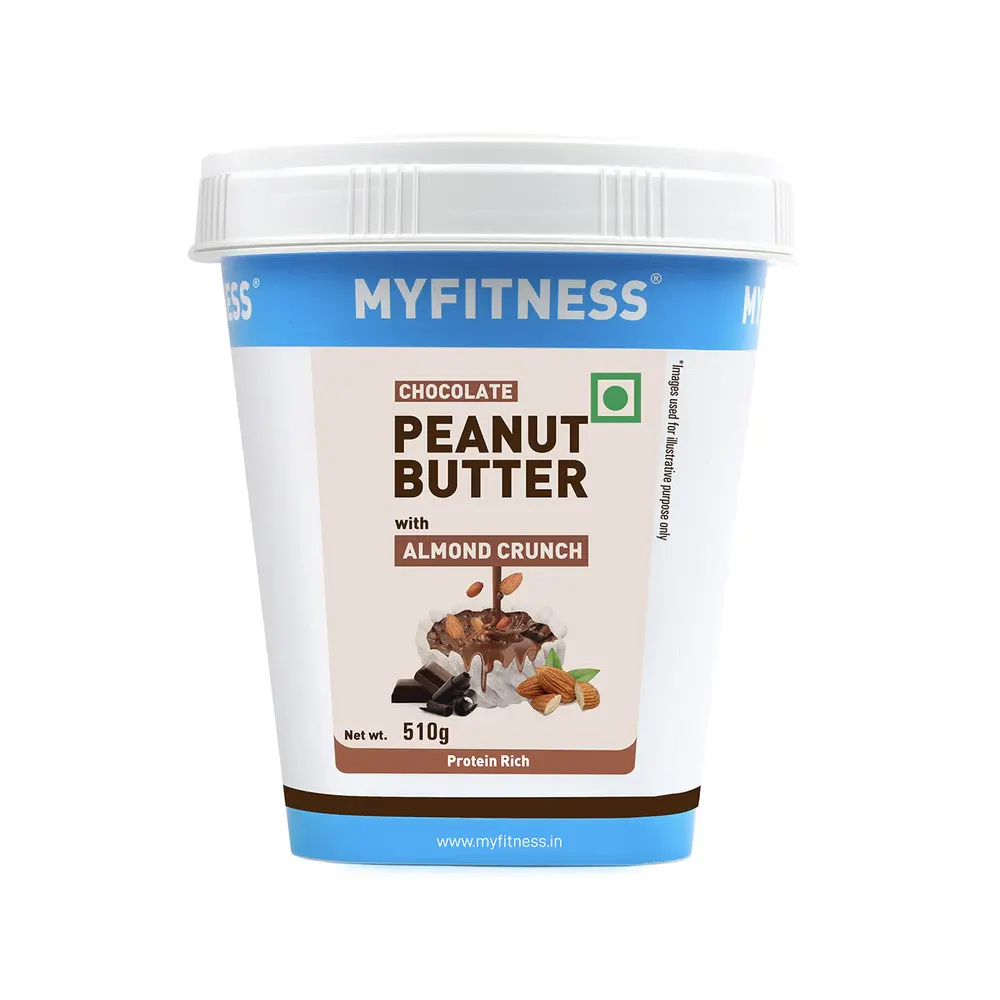 Myfitness Chocolate Peanut Butter With Almond Crunch 510G