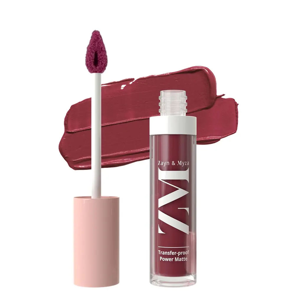 Zayn And Mayza Transfer Proof Power Matte Lip Color Shade 06 Mystic Mauve 6Ml