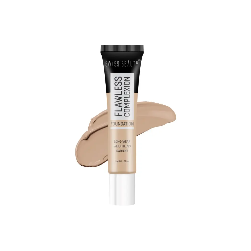 Swiss Beauty Flawless Complexion Foundation 03Netural Beige 40Ml