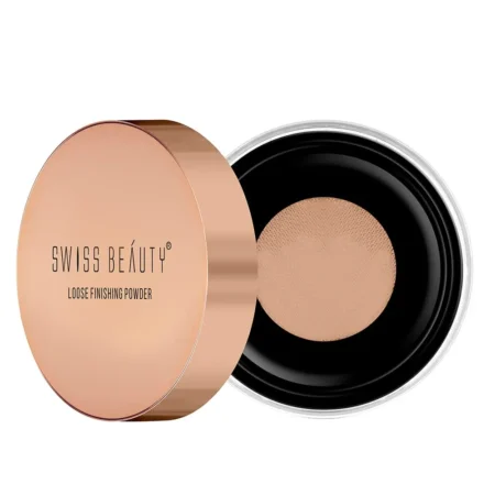 Swiss Beauty Ultra Fine Loose Finish Compact Powder Primer For Porcelain Smooth Skin All Skin Types 01 Natural 8G