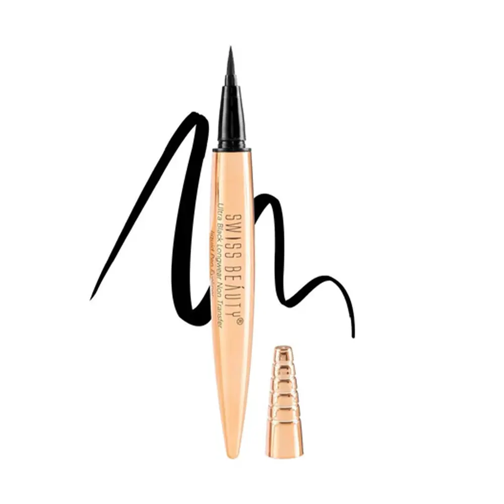 Swiss Beauty Ultra Black Liquid Pen Eyeliner Sb 1005S 0.8Ml 1N