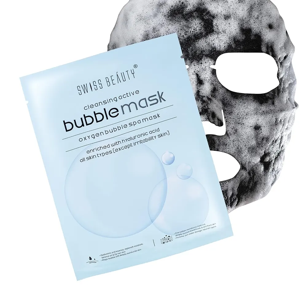 Swiss Beauty Cleansing Bubble Mask Oxygen Bubble Spa Mask Sb-W5 30Ml