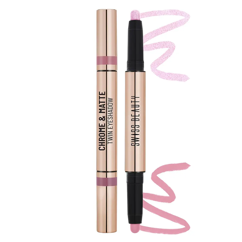 Swiss Beauty Chrome & Matte Twin Eyeshadow 04 Autumm Break 2G