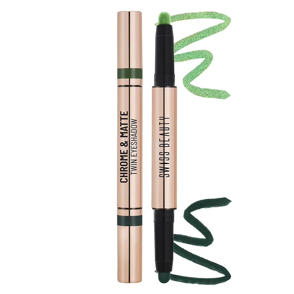 Swiss Beauty Chrome & Matte Twin Eyeshadow 05 Garden Blooms 2G