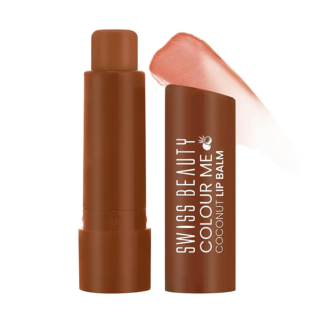 Swiss Beauty Colour Me Coconut Lip Balm Spf 15 With Shea Butter & Vitamin E 4.5G