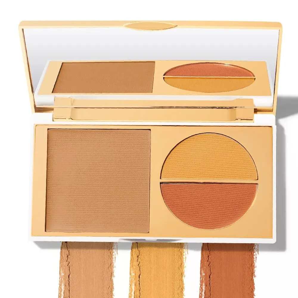 Myglamm Total Make Over Ff Cream 5 In 1 Primer Concealer Foundation Compact With Spf30 & Skin Tone Corrector Palette Cappuccino 10.5G