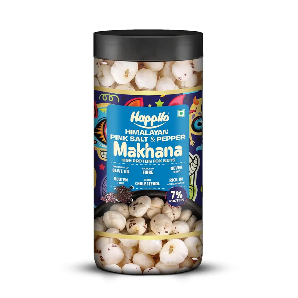 Happilo Himalayan Pink Salt And Pepper Makhana 80G