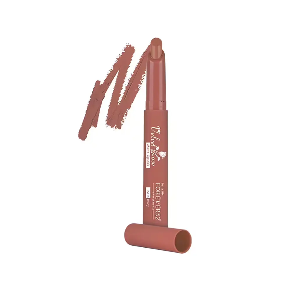 Forever 52 Professional Velvet Rose Matte Lipstick Rs018 Peony 2.5G.