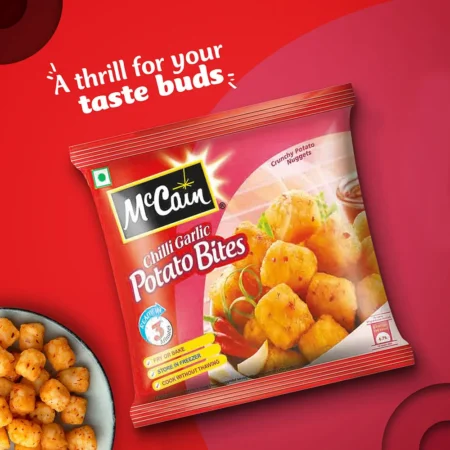 Maccain Chilli Garlic Potato Bites 504G