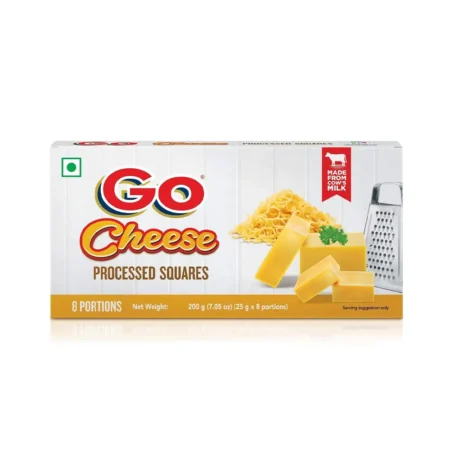 GO CHEESE PROCESSED SQUARES 200G