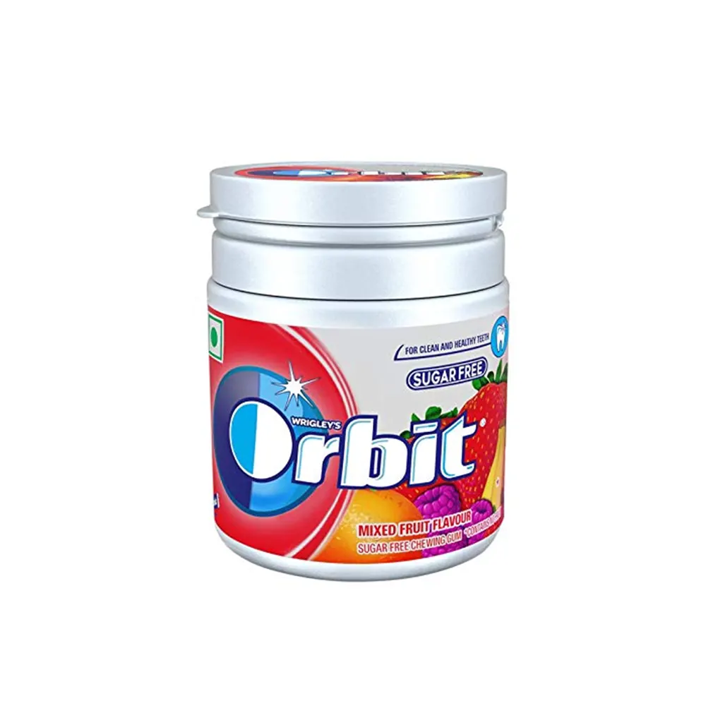 Wrigleys Orbit Sugar Free Mixed Fruit Flavour Chewing Gum 66G
