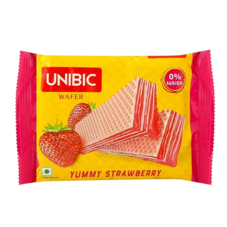 UNIBIC YUMMY STRWABERRY WAFERS 30G