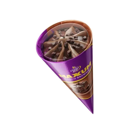 CREAM BELL ICE CREAM MAXXUM CHOCO BROWNIE CONE 110ML.