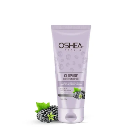 Oshea Herbals Glopure Lightening Face Pack Enriched With Pea & Liquoric Extract All Skin Types 100G