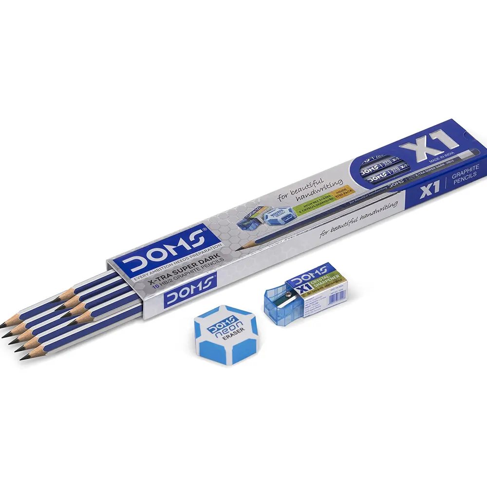 Doms X-Tra Super Dark Hb/2 Graphite Pencils X1 20N
