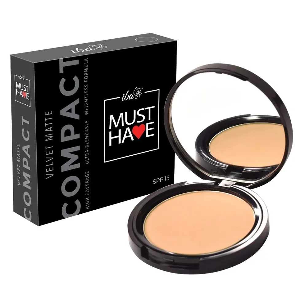 Iba Must Have Velvet Matte Compact Spf 15 Medium Beige 9G