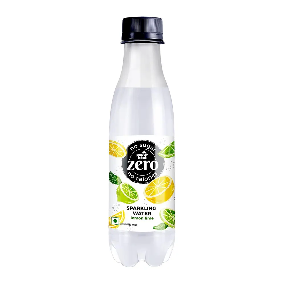Paper Boat Sparkling Water Lemon Lime (Zero Sugar) 250Ml