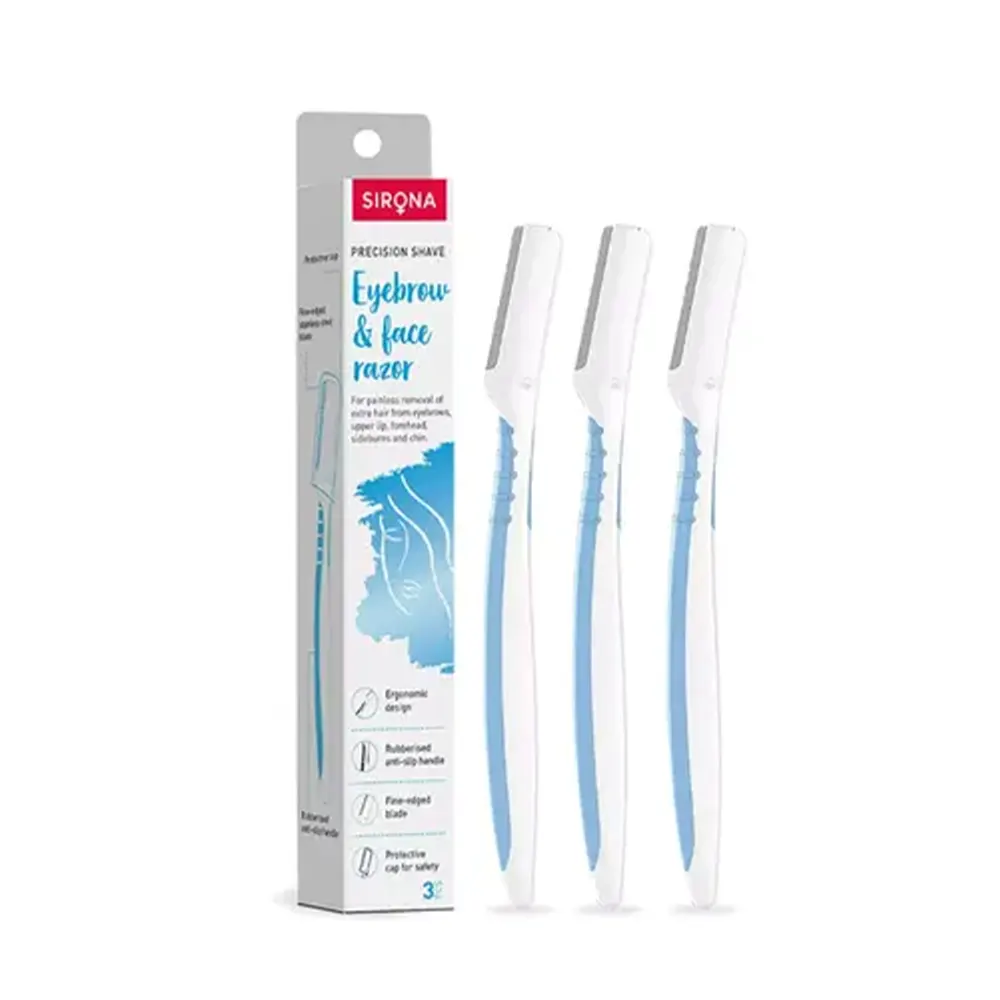 Sirona Eyebrow & Face Razor 3Pcs.