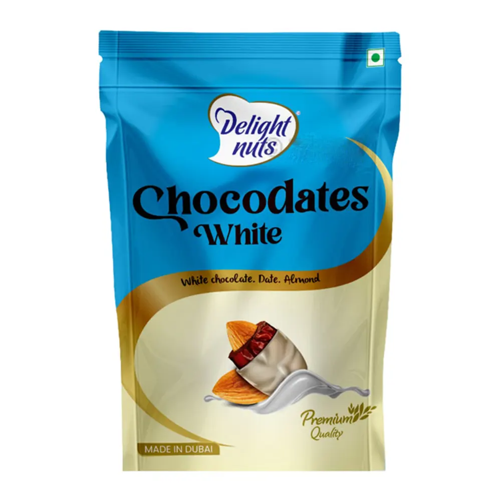 Delight Nuts Chocodates White Chocolate Date Almond 200G