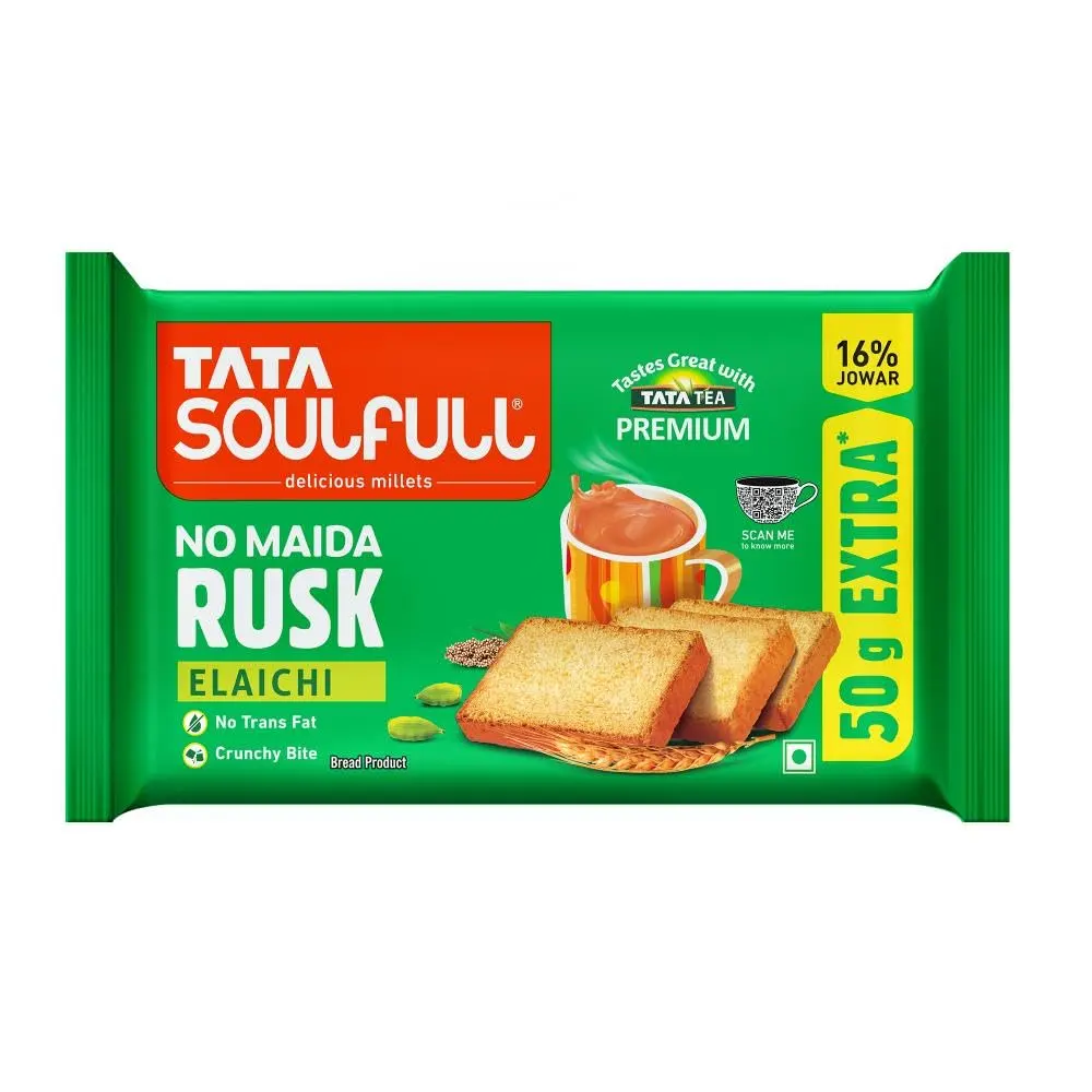 Tata Soulfull No Maida Rusk Elaichi 50G