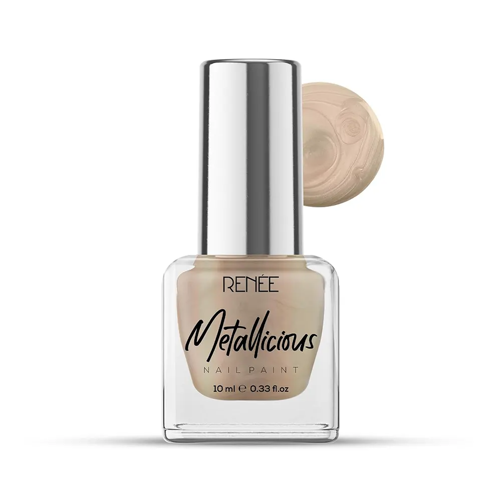 Renee Metallicious Nail Paint Gold Brass 10Ml