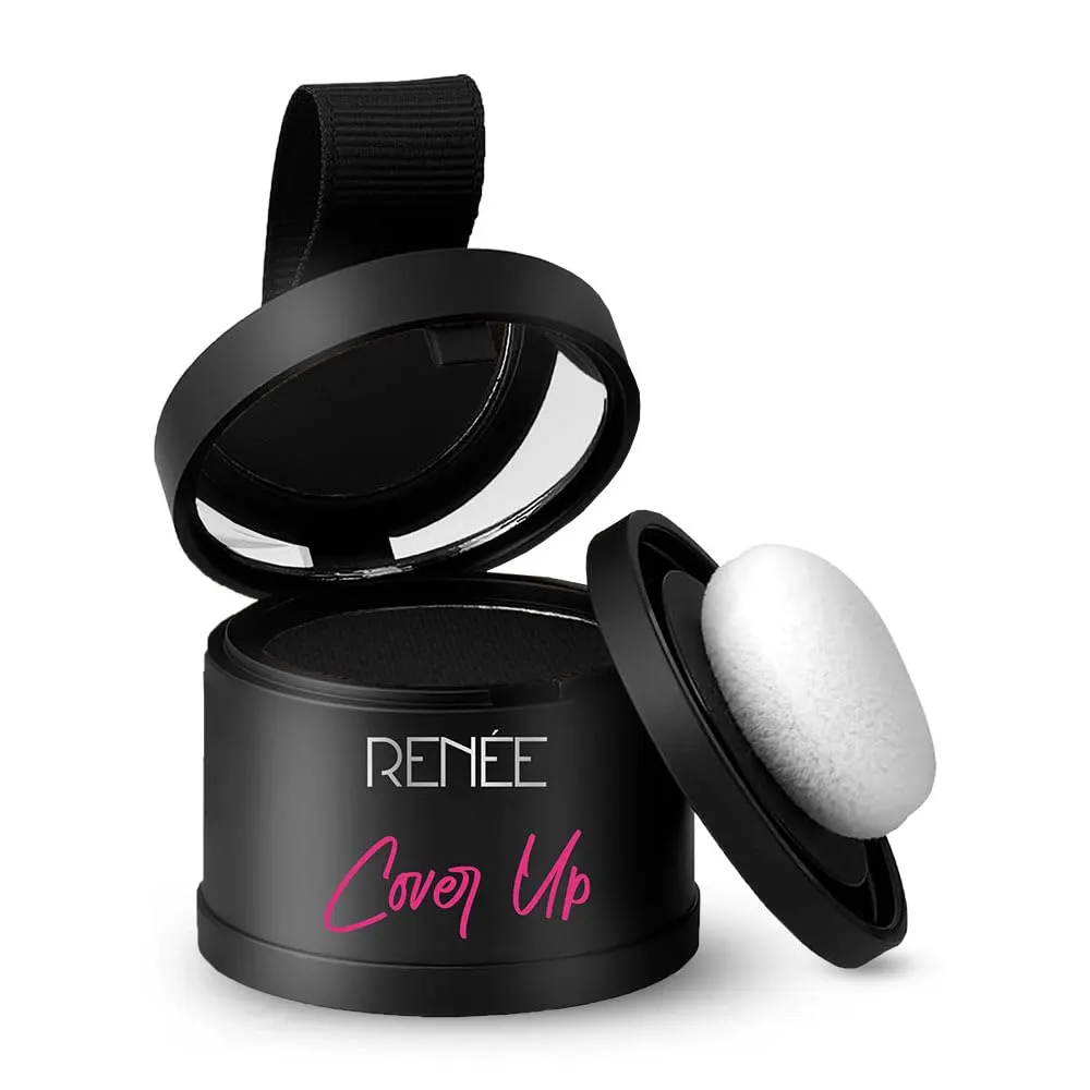 Renee Cover Up Hair Powder Black Invisible Flawless Finish Instant Coverage Long Lasting 4G