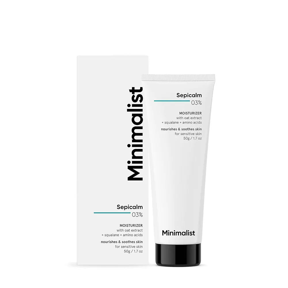 Minimalist Skin Science Sepicalm 03% Moisturizer Nourishes & Soothes Skin For Sensitives Skin 50G