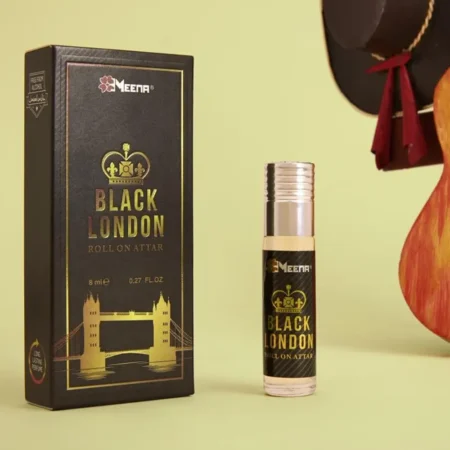 MEENA BLACK LONDON ROLL ON ATTAR 6ML