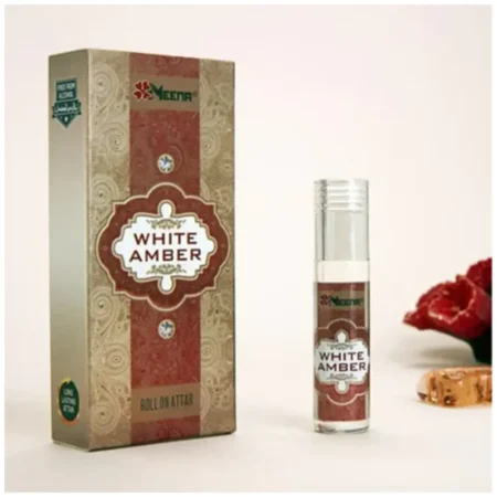 MEENA WHITE AMBER ROLL ON ATTAR 6ML