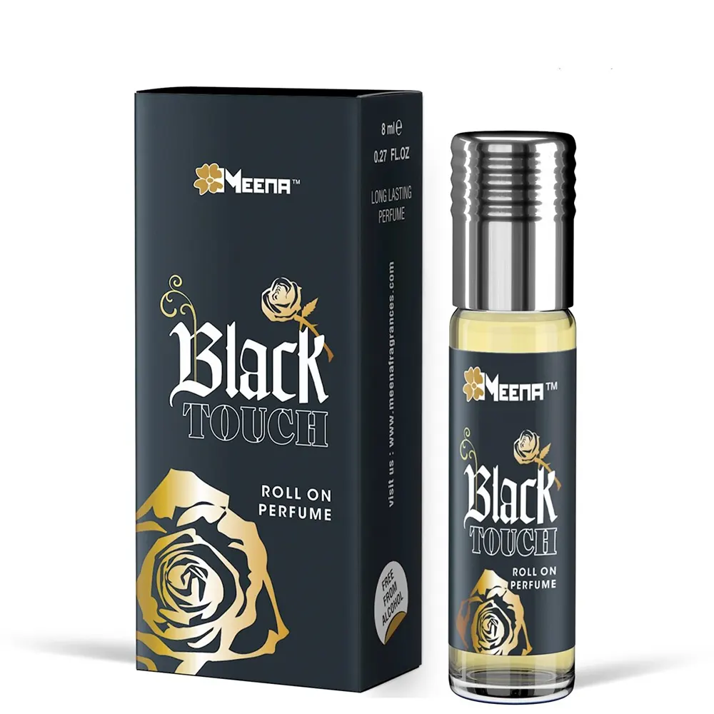 Meena Black Touch Roll On Attar 8Ml