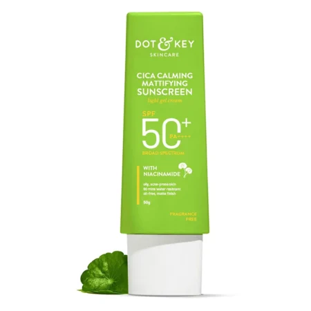 Dot & Key Skin Care Cica Calming Mattifying Sunscreen Light Gel Cream Spf 50+ Pa++++ Broad Spectrum With Niacinamide 50G