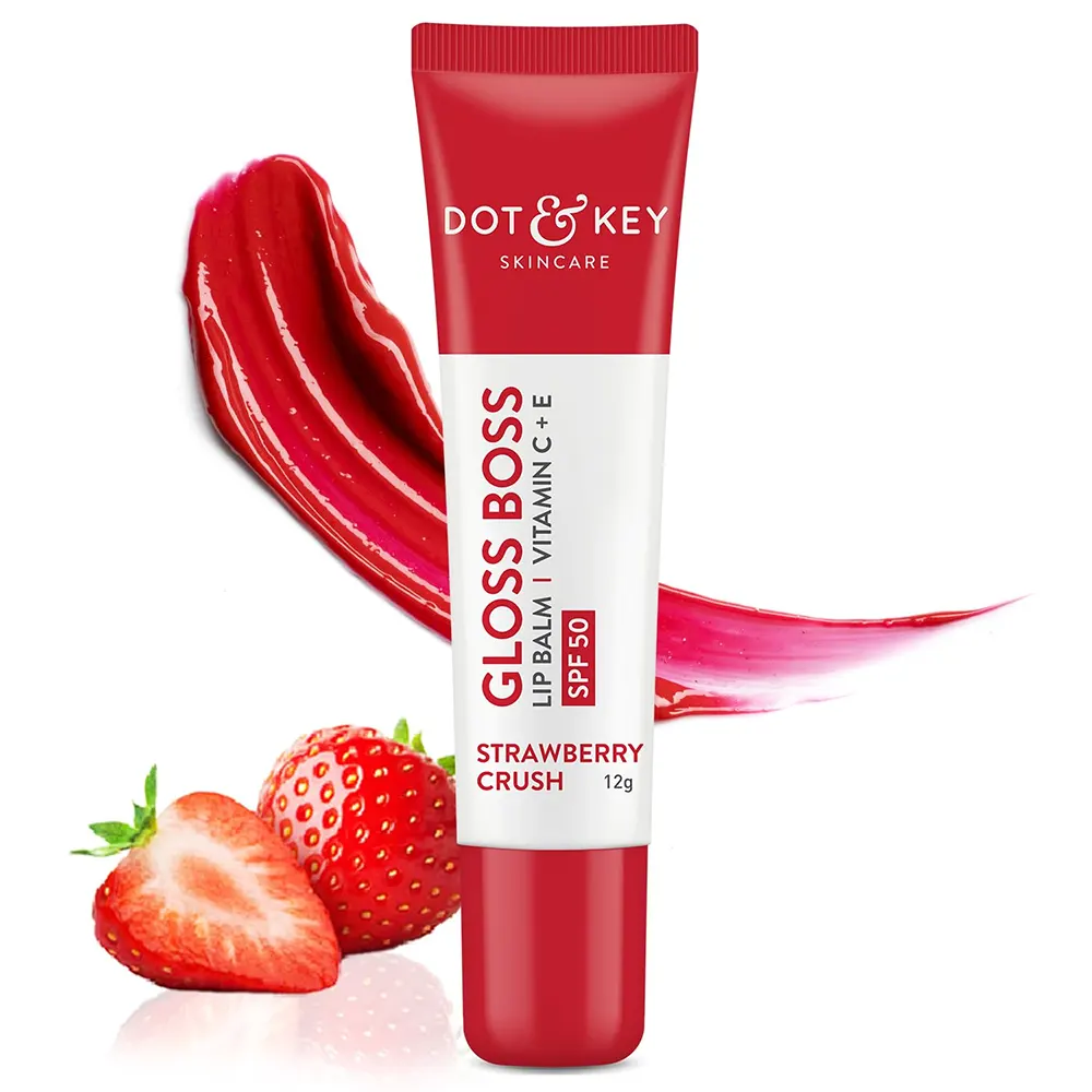 Dot & Key Gloss Boss Lip Balm Vitamin C + E Spf 30 Strawberry Crush 12G