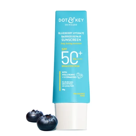 Dot & Key Skin Care Blueberry Hydrate Barrier Repair Sunscreen Long Lasting Moisture Spf 50+ Pa++++ Broad Spectrum 50G