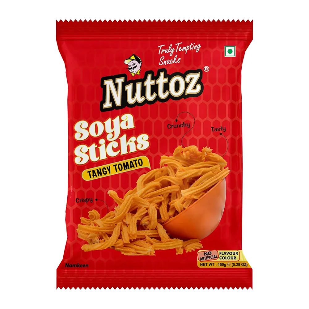Nuttoz Soya Sticks Tangy Tomato 150G