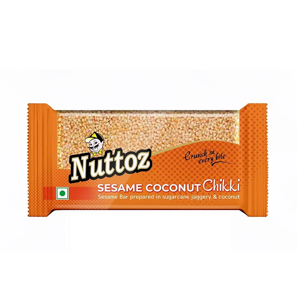 Nuttoz Sesame Cocunat Chikki 30G