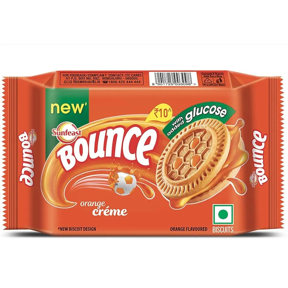 Sunfeast Bounce Orange Creme 69.6G