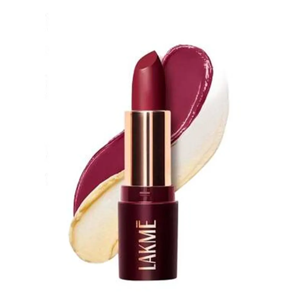 Lakme The Orignal Collection Ultimate Glam Satin Matte Lipstick Uw 2 Wine Velvet 4.3G