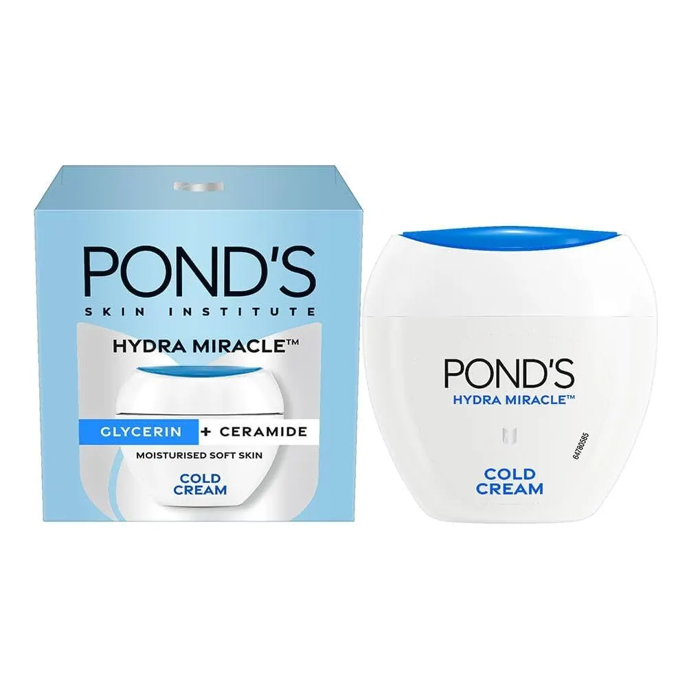 Pond'S Skin Institute Hydra Miracle Cold Cream Glycerin + Ceramide Moisturised Soft Skin 100Ml