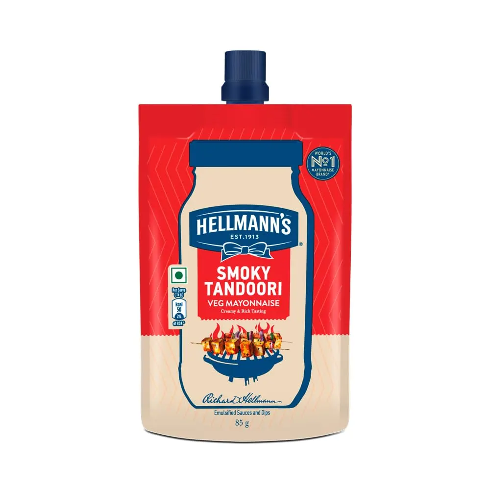 Hellmann'S Smoky Tandoori Veg Mayonnaise 85G